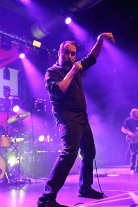 Neil Fallon from the band Clutch at a concert at Huxleys Neue Welt in Berlin, December 3, 2025 Clutch concert Berlin