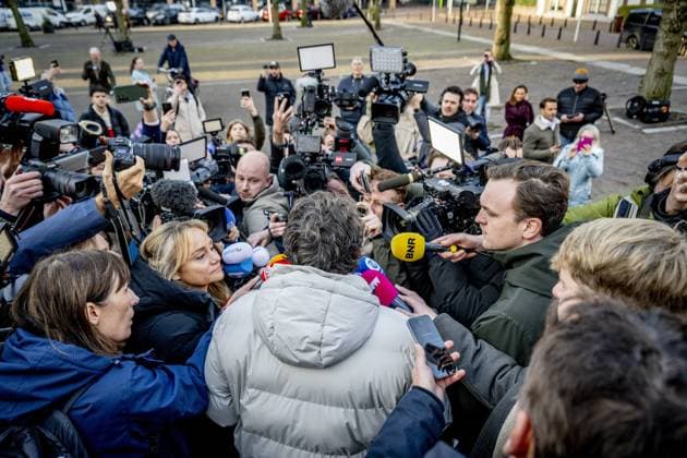 UTRECHT - The court in Utrecht has acquitted Marco Borsato (58) in his sex offense case. According to the judges, there is insufficient legal and convincing evidence to support the charge that the singer committed indecent acts with a 15-year-old girl from September 2014 to January 2015. The Public Prosecution Service had demanded a five-month prison sentence. ANP Hollandse Hoogte Robin Utrecht netherlands out - belgium out  Copyright: xx x543848214x originalFilename: 543848214.jpg