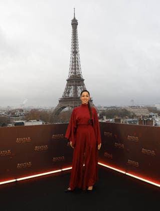 Oona Castilla Chaplin Photocall for the film Avatar Fire and Ash Avatar de Feu et de Cendres at the Shangri La Hotel in Paris on December 4, 2025 Coadic Guirec Bestimage Photocall for the film Avatar Fire and Ash at the Shangri La Hotel in Paris on December 4, 2025 Paris France  Copyright: xCOADICxGUIRECx xBESTIMAGExCOADICxGUIRECx xBESTIMAGEx