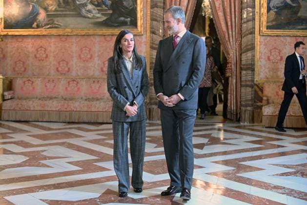 King Felipe and Queen Letizia during the annual meeting of the Board of Trustees of the Princess of Girona Foundation, at the Royal Palace, on December 4, 2025, in Madrid Spain The main objective of the Foundation is to work for young people in all those aspects critical to their future REUNIÓN PATRONATO REYES MONARQUÍA PALACIO REAL José Madrid Madrid Madrid Espana  Copyright: xJosÃ xOlivax 7147157