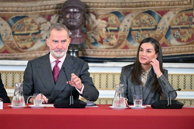 King Felipe and Queen Letizia during the annual meeting of the Board of Trustees of the Princess of Girona Foundation, at the Royal Palace, on December 4, 2025, in Madrid Spain The main objective of the Foundation is to work for young people in all those aspects critical to their future REUNIÓN PATRONATO REYES MONARQUÍA PALACIO REAL José Madrid Madrid Madrid Espana  Copyright: xJosÃ xOlivax 7147172