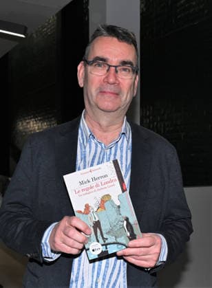 Milan, Italy Mick Herron receives the Raymond Chandler Award at the Noir in Festival with a masterclass at IULM. In the photo: Mick Herron  Copyright: xNickxZonnax xipa-agency.netx xNickxZonnax IPA_Agency_IPA68737790