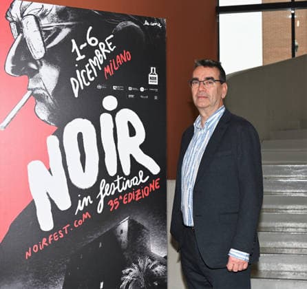 Milan, Italy Mick Herron receives the Raymond Chandler Award at the Noir in Festival with a masterclass at IULM. In the photo: Mick Herron  Copyright: xNickxZonnax xipa-agency.netx xNickxZonnax IPA_Agency_IPA68737830