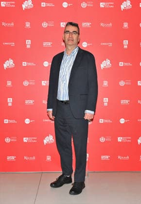 Milan, Italy Mick Herron receives the Raymond Chandler Award at the Noir in Festival with a masterclass at IULM. In the photo: Mick Herron  Copyright: xNickxZonnax xipa-agency.netx xNickxZonnax IPA_Agency_IPA68737820