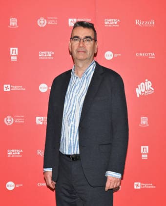 Milan, Italy Mick Herron receives the Raymond Chandler Award at the Noir in Festival with a masterclass at IULM. In the photo: Mick Herron  Copyright: xNickxZonnax xipa-agency.netx xNickxZonnax IPA_Agency_IPA68737823