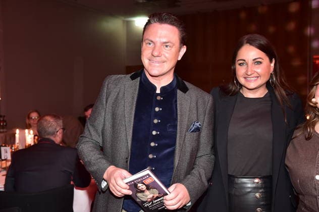 2 Kindeswohl Berlin Charity Gala 2025 Stefan Mross with girlfriend Eva Luginger Arrival, red carpet 2 Kindeswohl Berlin Charity Gala 2025Ò at the Hotel Pullman Berlin Schweizerhof in Berlin on 04 12 2025 Photopress Mueller
