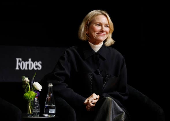 Naomi Watts speaks at the 2025 Forbes Healthcare Summit at Murphy Alumni Hall - NYU Langone Health in New York City on Thursday, December 4, 2025.  NYP20251204124 JOHNxANGELILLO