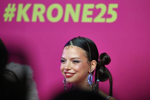 Bielefeld, NRW, Germany, 04 12 2025 Lokschuppen Award ceremony of the Einslive Krone Nina Chuba Copyright: xdtsxNachrichtenagenturx dts_97447