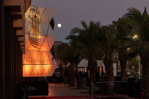22nd Marrakech International Film Festival Day 6 nb Moon Illustration during the 22nd Marrakech International Film Festival Day 6 on December 04, 2025 in Marrakech, Maroc. Photo by Nasser Berzane ABACAPRESS.COM Marrakech  Copyright: xBerzanexNasser ABACAx