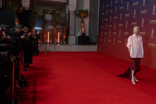 22nd Marrakech International Film Festival Day 6 nb Tilda Swinton attends the 22nd Marrakech International Film Festival Day 6 on December 04, 2025 in Marrakech, Maroc. Photo by Nasser Berzane ABACAPRESS.COM Marrakech  Copyright: xBerzanexNasser ABACAx