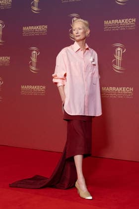 22nd Marrakech International Film Festival Day 6 nb Tilda Swinton attends the 22nd Marrakech International Film Festival Day 6 on December 04, 2025 in Marrakech, Maroc. Photo by Nasser Berzane ABACAPRESS.COM Marrakech  Copyright: xBerzanexNasser ABACAx