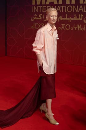 22nd Marrakech International Film Festival Day 6 nb Tilda Swinton attends the 22nd Marrakech International Film Festival Day 6 on December 04, 2025 in Marrakech, Maroc. Photo by Nasser Berzane ABACAPRESS.COM Marrakech  Copyright: xBerzanexNasser ABACAx