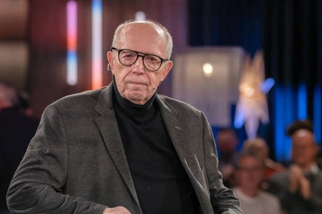 Kölner Treff on December 05, 2025 In the picture the former soccer official, soccer expert, presenter and author Reiner Calli Calmund Susan Link and Micky Beisenherz interviewed their guests in their own way with exciting results Cologne North Rhine-Westphalia Germany