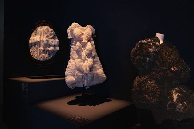 NGV FASHION EXHIBITION, Vivienne Westwood and Rei Kawakubo fashion exhibition at the National Gallery of Victoria in Melbourne, Friday, December 5, 2025. ( NO ARCHIVING MELBOURNE VICTORIA AUSTRALIA  Copyright: xNADIRxKINANIx 20251205168578369590