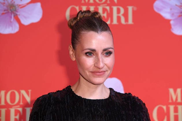 Bella Lesnik at the MON CHERI BARBARA DAY at the Residenz in Munich on 04 12 2025