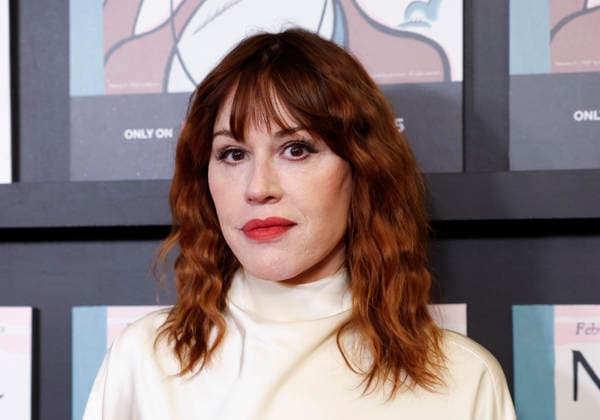 Molly Ringwald arrives on the red carpet at Netflix s The New Yorker At 100 New York Screening at The Paris Theatre in New York City on Thursday, December 4, 2025.  NYP20251204161 JOHNxANGELILLO
