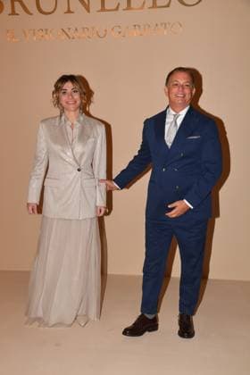 Rome, Cinecitta Studios Premiere of the Film Brunello Il Visionario Garbato , In the photo: Manuela Cacciamani  Copyright: xVincenzoxLandix xipa-agency.netx xVincenzoxLandix IPA_Agency_IPA68756432
