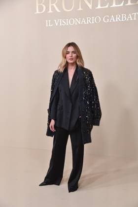Rome, Cinecitta Studios Premiere of the Film Brunello Il Visionario Garbato , In the photo: Giusy Buscemi  Copyright: xVincenzoxLandix xipa-agency.netx xVincenzoxLandix IPA_Agency_IPA68756794