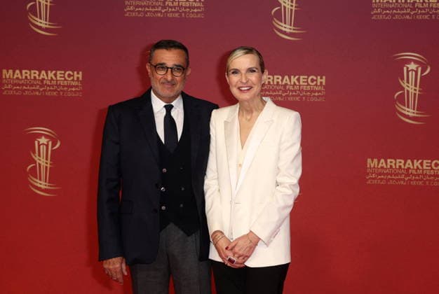 Vice President FFIFM, Faïçal Laraïchi and Mélita Toscan du Plantier Red carpet during the 22nd edition of the Marrakech International Film Festival on december 4th 2025 Dominique Jacovides Bestimage Photocall during the 22nd edition of the Marrakech International Film Festival on december 4th 2025 Marrakeh Morocco  Copyright: xDOMINIQUExJACOVIDESx xBESTIMAGExDOMINIQUExJACOVIDESx xBESTIMAGEx