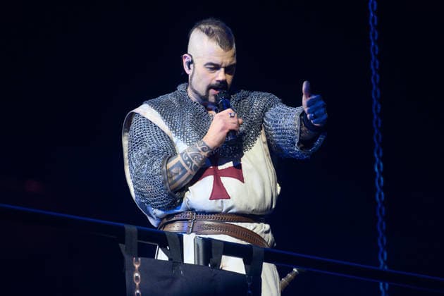 Sabaton Perform at O2 Arena, London Lead singer Joakim BrodÃ n of Swedish power metal band Sabaton performs at O2 Arena, London, England, UK on Thursday 4 December 2025 as part of their The Legendary Tour ., Credit:Justin Ng Avalon UK, England, London, O2 Arena  Copyright: xJustinxNgx xAvalonx 1056611942