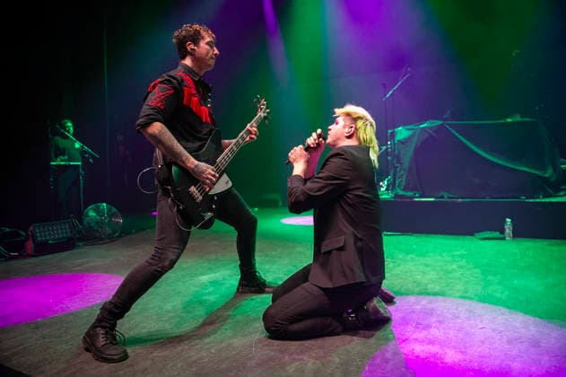 The Funeral Portrait at O2 Shepherds Bush Empire 04 12 2025 American rock band The Funeral Portrait perform at O2 Shepherds Bush Empire in London on 4th December 2025 supporting The Rasmus. Lee Jennings lead vocals, Cody Weissinger lead guitar, backing vocals, Robert Weston bass, Homer Umbanhower drums., Credit:Zoran Veselinovic Avalon UK, London, O2 Shepherds Bush Empire  Copyright: xZoranxVeselinovicx xAvalonx 1056610426