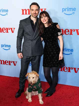 Los Angeles Special Screening Of Amazon Prime Video s Merv CULVER CITY, LOS ANGELES, CALIFORNIA, USA - DECEMBER 04: English actor Charlie Cox, American actress, singer, songwriter, and producer Zooey Deschanel and Gus the Dog arrive at the Los Angeles Special Screening Of Amazon Prime Video s Merv held at The Culver Theater on December 4, 2025 in Culver City, Los Angeles, California, United States., Credit:Xavier Collin Avalon United States, California, Culver City, The Culver Theater Copyright: xXavierxCollinx xAvalonx 1056628173
