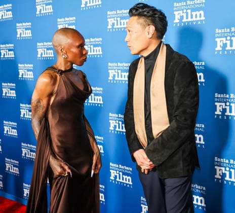 December 4, 2025, Santa Barbara, Ca, USA: Cynthia Erivo on the Red Carpet at the ritzy, oceanfront Ritz Carton Bacara resort for the Santa Barbara International Film Festival (SBIFF) fundraiser where she will be receiving the prestigious Kirk Douglas Award. Santa Barbara USA - ZUMAk144 20251204_znp_k144_112 Copyright: xAmyxKatzx