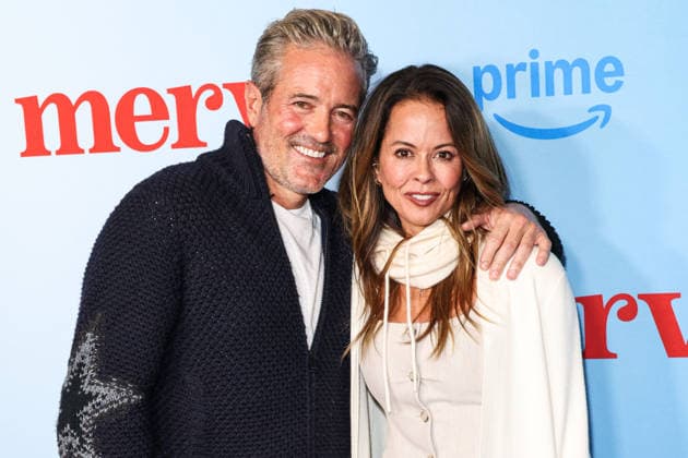Los Angeles Special Screening Of Amazon Prime Video s Merv CULVER CITY, LOS ANGELES, CALIFORNIA, USA - DECEMBER 04: Triathlete Scott Rigsby and girlfriend American TV personality and model Brooke Burke arrive at the Los Angeles Special Screening Of Amazon Prime Video s Merv held at The Culver Theater on December 4, 2025 in Culver City, Los Angeles, California, United States., Credit:Xavier Collin Avalon United States, California, Culver City, The Culver Theater Copyright: xXavierxCollinx xAvalonx 1056628885