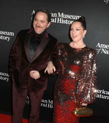 December 4, 2025, New York, New York, USA: Actors MELISSA MCCARTHY and her husband BEN FALCONE seen during the red carpet arrivals for American Museum of Natural History Ã¢â‚¬ËœThe Museum GalaÃ¢â‚¬â ¢ 2025 held at AMNH. New York USA - ZUMAk03_ 20251204_zaf_k03_154 Copyright: xNancyxKaszermanx