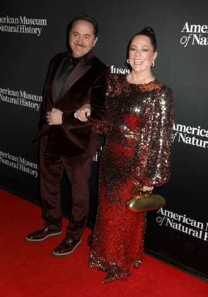 December 4, 2025, New York, New York, USA: Actors MELISSA MCCARTHY and her husband BEN FALCONE seen during the red carpet arrivals for American Museum of Natural History Ã¢â‚¬ËœThe Museum GalaÃ¢â‚¬â ¢ 2025 held at AMNH. New York USA - ZUMAk03_ 20251204_zaf_k03_138 Copyright: xNancyxKaszermanx