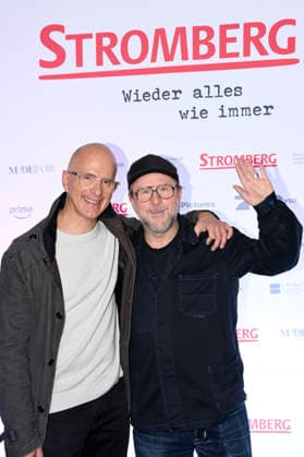 Christoph Maria Herbst and Bjarne Mädel at the fan premiere of the movie Stromberg Again everything as usual at Cinedom Cologne, 04 12 2025 Foto:xC.xAdolph xFuturexImagex stromberg_koeln_5221