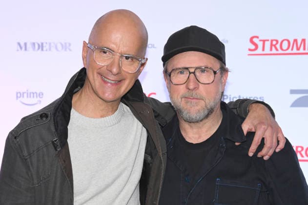 Christoph Maria Herbst and Bjarne Mädel at the fan premiere of the movie Stromberg Again everything as usual at Cinedom Cologne, 04 12 2025 Foto:xC.xAdolph xFuturexImagex stromberg_koeln_5228