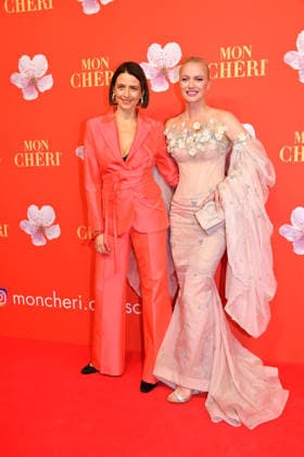 Eva Padberg and Franziska Knuppe at the Mon Cheri Barbara Day event on 4 12 2025 at the Residenz in Munich Mon Cheri Barbara Day 2025 event in Munich
