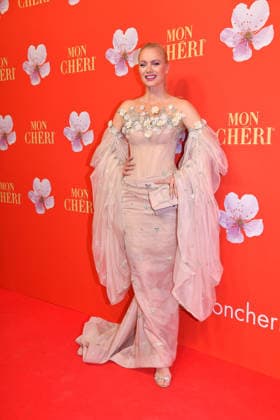 Franziska Knuppe at the Mon Cheri Barbara Day event on 4 12 2025 at the Residenz in Munich Mon Cheri Barbara Day 2025 event in Munich
