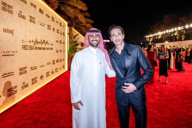 Red Sea Film Festival Opening Ceremony - Jeddah Red Sea Film Festival CEO Faisal Baltyuor walk the red carpet as they arrive to the opening ceremony of the 5th edition of the Red Sea Film Festival in Jeddah, Saudi Arabia, on December 4, 2025. Photo by Balkis Press ABACAPRESS.COM Jeddah Saudi Arabia  Copyright: xBalkisxPress ABACAx