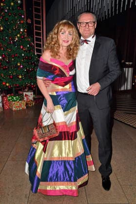 Nanna Kuckuck with husband Dirk Ullmann at the 2 Kindeswohl Berlin Charity Gala 2025 at the Hotel Pullman Berlin Schweizerhof in Berlin 04 12 2025