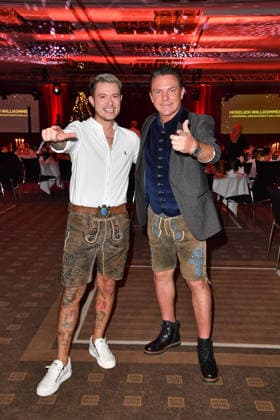 Max Weidner and Stefan Mross at the 2 Kindeswohl Berlin Charity Gala 2025 at the Hotel Pullman Berlin Schweizerhof in Berlin 04 12 2025
