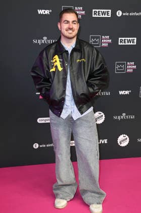 Julyan Pohl at the 26 award ceremony of the 1Live Krone 2025 in the Lokschuppen Bielefeld, 04 12 2025 geislerfp_krone2025_5346
