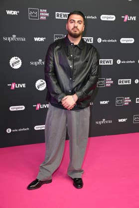 Tahsim Durgun at the 26 award ceremony of the 1Live Krone 2025 in the Lokschuppen Bielefeld, 04 12 2025 geislerfp_krone2025_5613