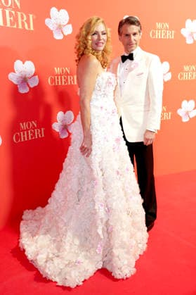 Sonya Kraus and Florian Odendahl at the Mon Cheri Barbara Day 2025 in the Munich Residence, 04 12 2025 Foto:xN.xKolinzx xFuturexImagex barbaratag_5263