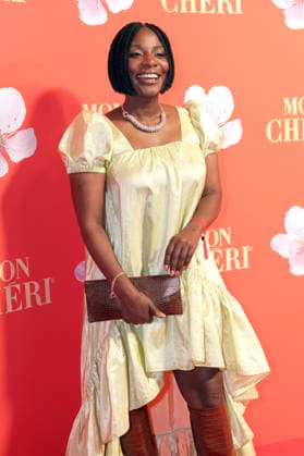 Nikeata Thompson at the Mon Cheri Barbara Day 2025 in the Munich Residence, 04 12 2025 Foto:xN.xKolinzx xFuturexImagex barbaratag_5371