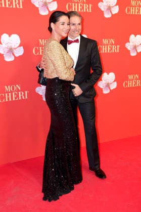 Laura Brand Schulz and Christian Polanc at the Mon Cheri Barbara Day 2025 in the Munich Residence, 04 12 2025 Foto:xN.xKolinzx xFuturexImagex barbaratag_5390