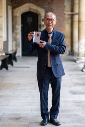 Investitures Peter Chan MBE Founder and Managing Director, Herons Bonsai. For services to Business, Entrepreneurship and to Bonsai. St James Palace, London 5th December 2025, Credit:Tony Kershaw SWNS Avalon  Copyright: xTonyxKershawx xSWNSx xAvalonx 1056706295