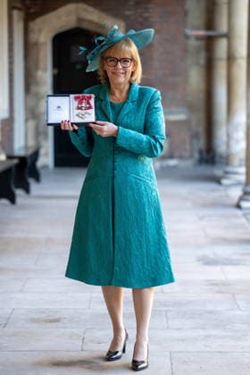 Investitures Dame Jane Lovely (Jane Cummings), Chair, Royal College of Nursing Foundation. For voluntary services to Nursing and to Health and Social Care. St James Palace, London 5th December 2025, Credit:Tony Kershaw SWNS Avalon  Copyright: xTonyxKershawx xSWNSx xAvalonx 1056706315