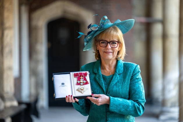 Investitures Dame Jane Lovely (Jane Cummings), Chair, Royal College of Nursing Foundation. For voluntary services to Nursing and to Health and Social Care. St James Palace, London 5th December 2025, Credit:Tony Kershaw SWNS Avalon  Copyright: xTonyxKershawx xSWNSx xAvalonx 1056706320