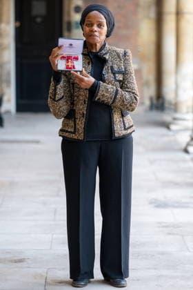 Investitures Paulette Henry Obe For services to Tackling Racial Injustice in the Horticulture and Agricultural Sectors.St James Palace, London 5th December 2025, Credit:Tony Kershaw SWNS Avalon  Copyright: xTonyxKershawx xSWNSx xAvalonx 1056706345