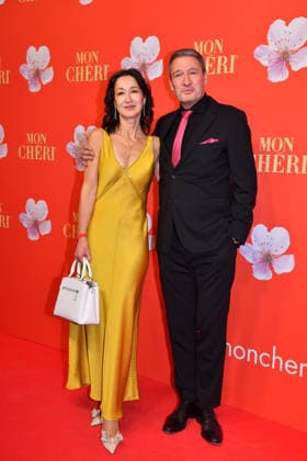 Dieter Bach with company Mon Cheri Barbara Day Charity Residence Munich 04 December 2025