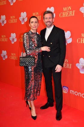 Jens Hartmann with wife Julia Mon Cheri Barbara Day Charity Residence Munich 04 December 2025