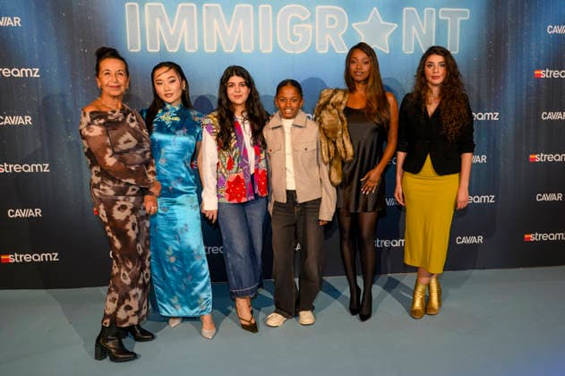 RECORD DATE NOT STATED The Best Immigrant - Premiere Vilvoorde , 04 12 2025 : Premiere of the brand new Streamz Original series The Best Immigrant . Pix : Jennifer Heylen , Evelyne Chen . Credit : Peter De Smedt CC . Vilvoorde Belgium  Copyright: xContentxCurationx PeterxDexSmedtx xCCx