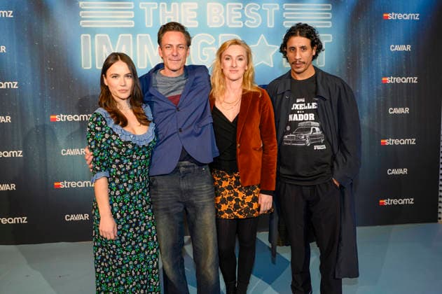 RECORD DATE NOT STATED The Best Immigrant - Premiere Vilvoorde , 04 12 2025 : Premiere of the brand new Streamz Original series The Best Immigrant . Pix : Charlotte Timmers , Ruth Becquart , Greg Timmermans , Saïd Boumazoughe . Credit : Peter De Smedt CC . Vilvoorde Belgium  Copyright: xContentxCurationx PeterxDexSmedtx xCCx